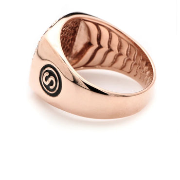 Diamond Ring 14K Solid Gold Finish Hip Men's Engagement Ring Round Cut Diamond Hop Band Stunning Huge Ring Anniversary Gift For Her