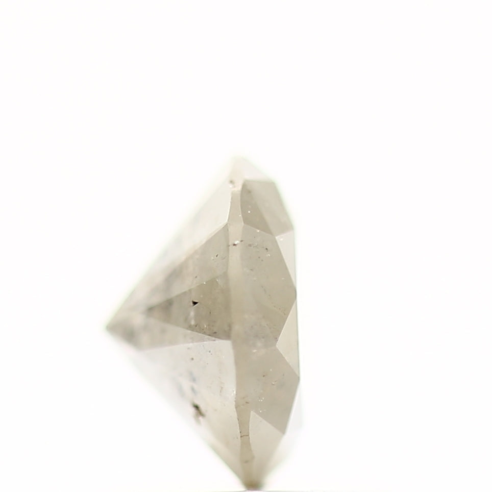 1.03 Carat Fancy Gray Rustic Round Shape Brilliant Cut Natural Loose Diamond