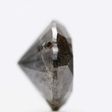 2.65 Carat Fancy Black Round Shape Brilliant Cut Natural Loose Diamond