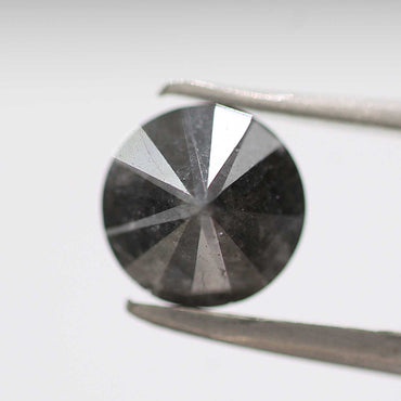 1.52 Carat Fancy Gray Round Shape Brilliant Cut Natural Loose Diamond