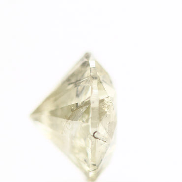 2 Carat Salt and Pepper Yellow Round Brilliant Cut Natural Loose Diamond