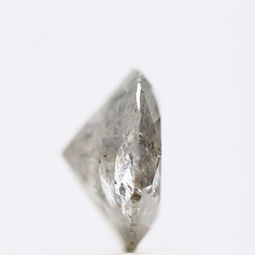 1.52 Carat Salt and Pepper Diamond Round Brilliant Cut Natural Loose Diamond