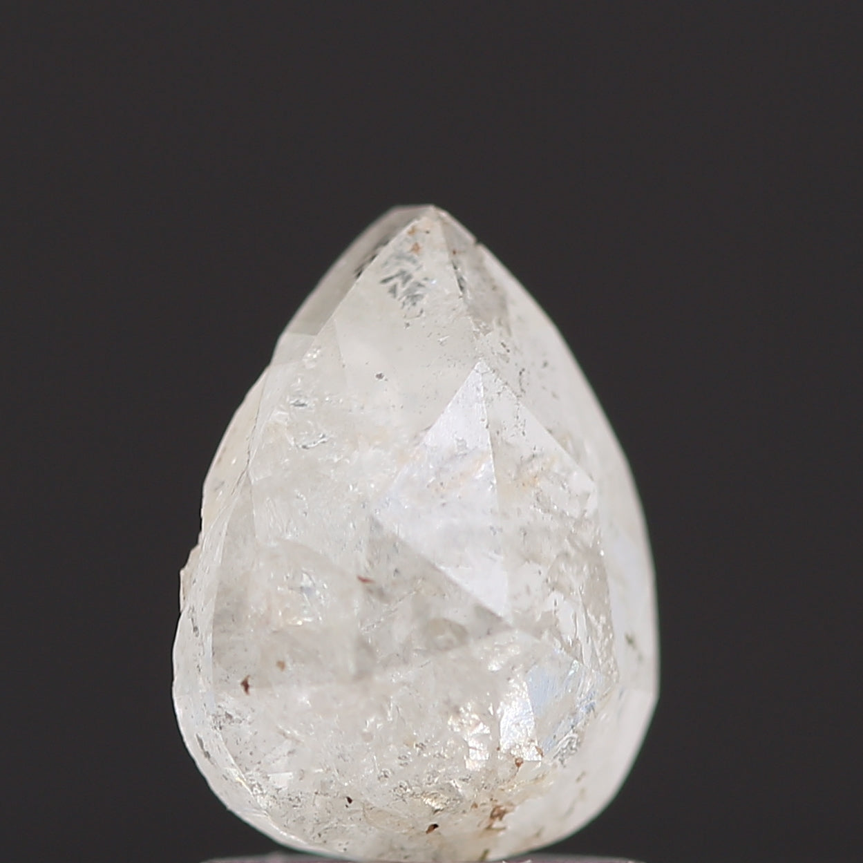 Salt and Pepper Diamond Fancy Gray Color 1.28 CT 8.00 x 6.00 x 3.40 MM Pear Cut Diamond! Natural Loose Diamond ! Christmas Gift for Her