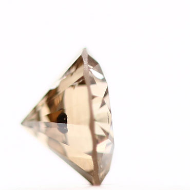 0.25 Carat Fancy Champagne Brown Round Cut Natural Loose Diamond