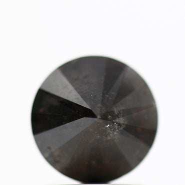 GIA round black certified diamonds