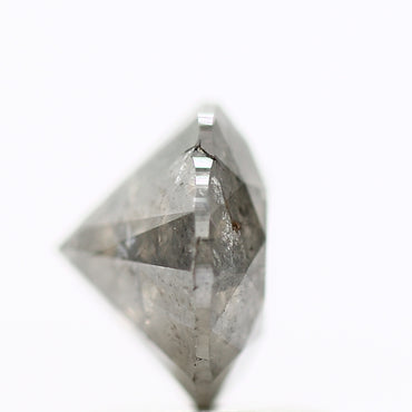 1.72 Carat Gray Round Shape Brilliant Cut Natural Loose Diamond