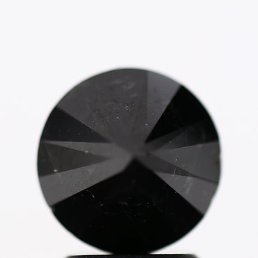 2.77 Carat Fancy Black Round Shape Brilliant Cut Natural Loose Diamond