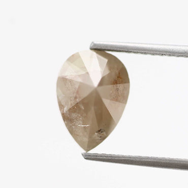 Salt and Pepper Diamond Fancy Brown Color 3.02 CT 10.02 x 7.20 x 6.40 MM Pear Cut Diamond! Natural Loose Diamond ! Christmas Gift for Her