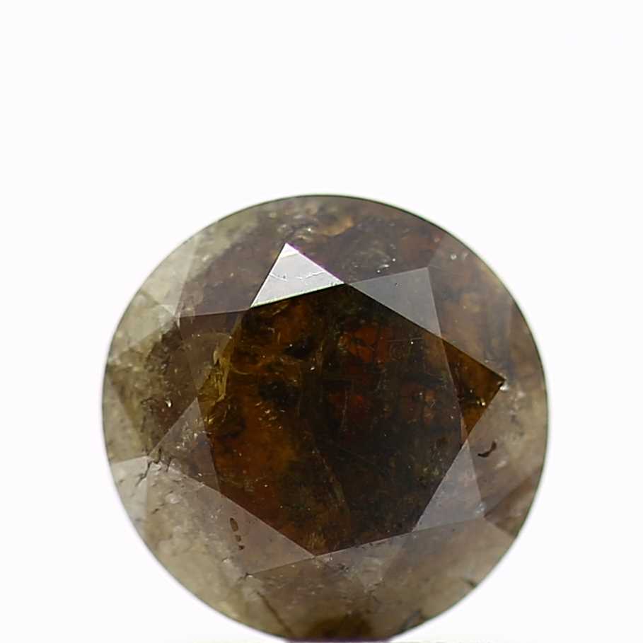 0.75 Carat Fancy Brown Round Brilliant Cut Natural Loose Diamond