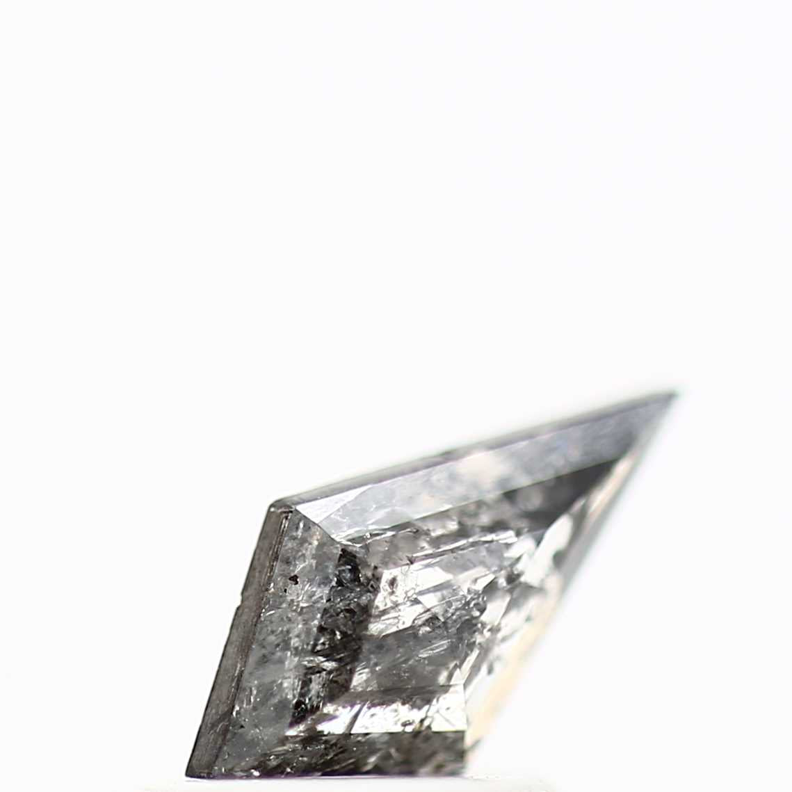Salt and Pepper Diamond ! Fancy Gray Color Kite Diamond for Engagement Ring ! Natural Loose Diamond ! 0.48 Carat Unique Rare Diamond For Her