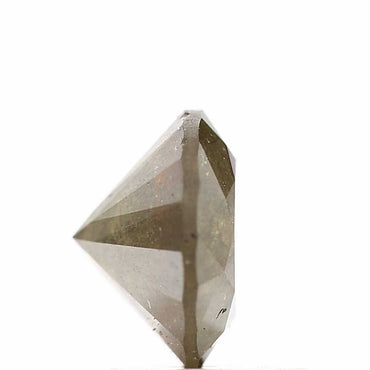 1.05 Carat Fancy Green Orange Round Shape Brilliant Cut Natural Loose Diamond