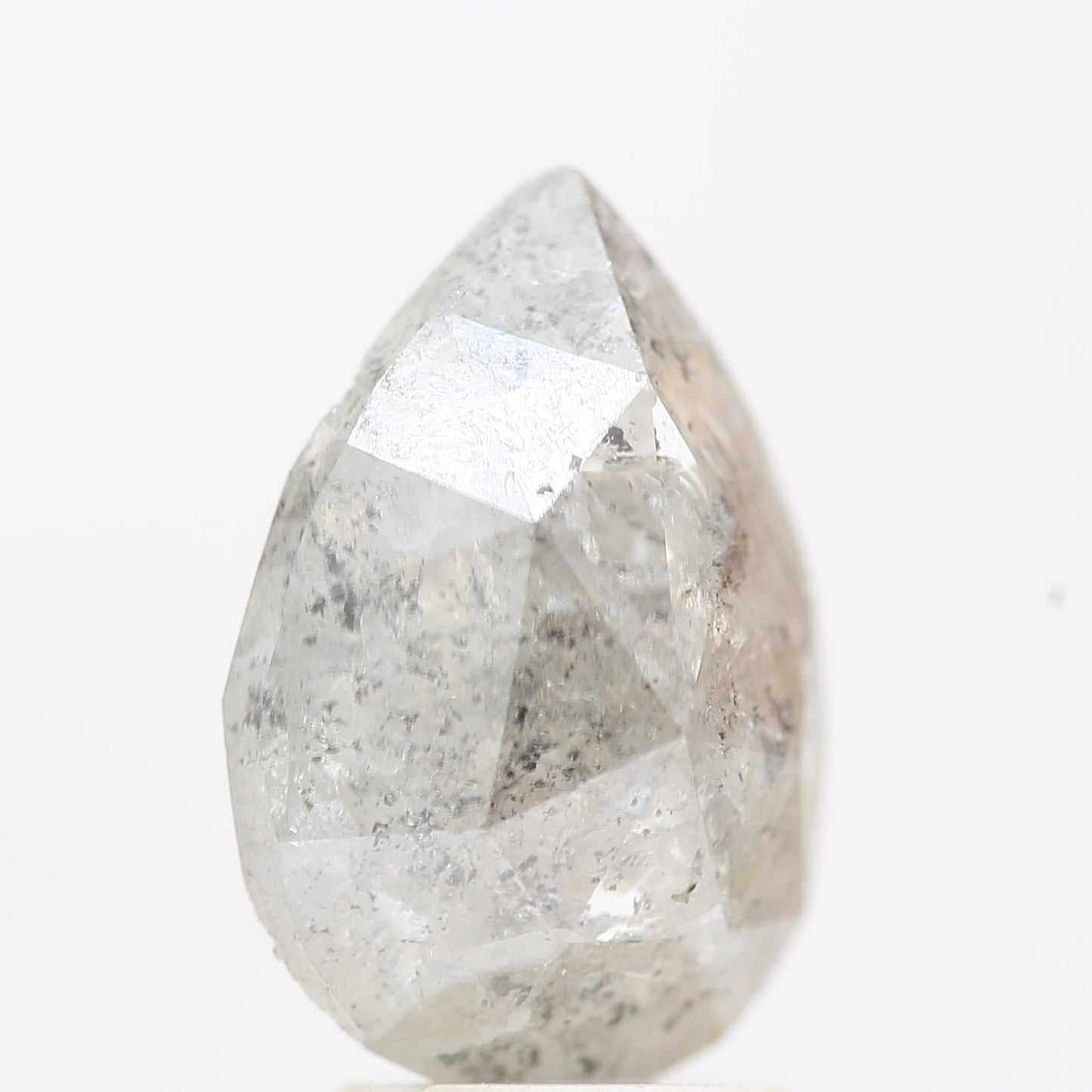 Salt and Pepper Diamond Fancy Gray Color 3.45 CT 11.60 x 8.00 x 4.70 MM Pear Cut Diamond! Natural Loose Diamond ! Christmas Gift for Her