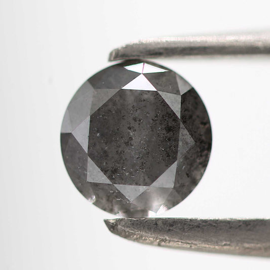 0.38 Carat Fancy Gray Round Shape Brilliant Cut Natural Loose Diamond