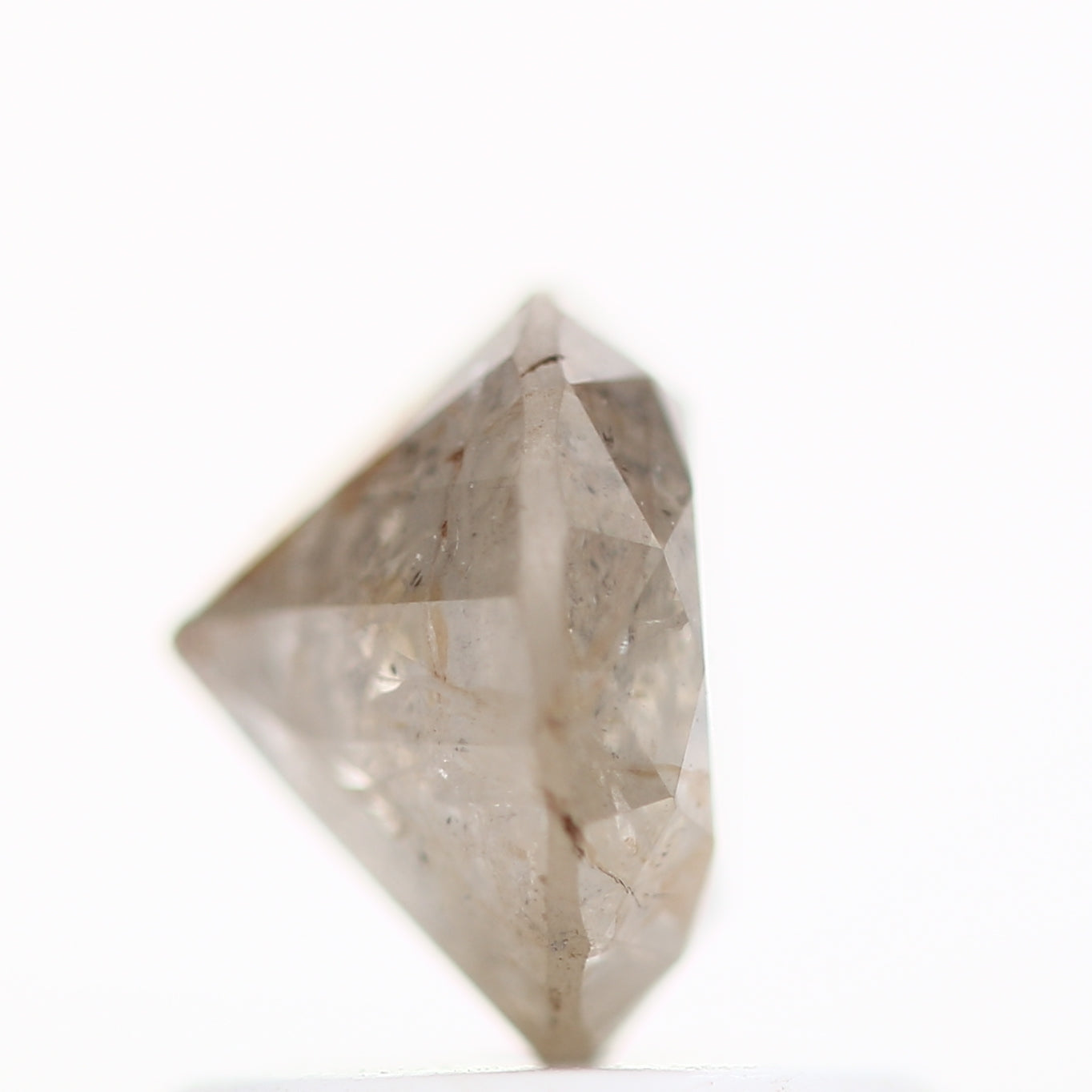 0.92 Carat Round Shape Diamond Gray Salt and Pepper Natural Loose Diamond For Engagement Ring