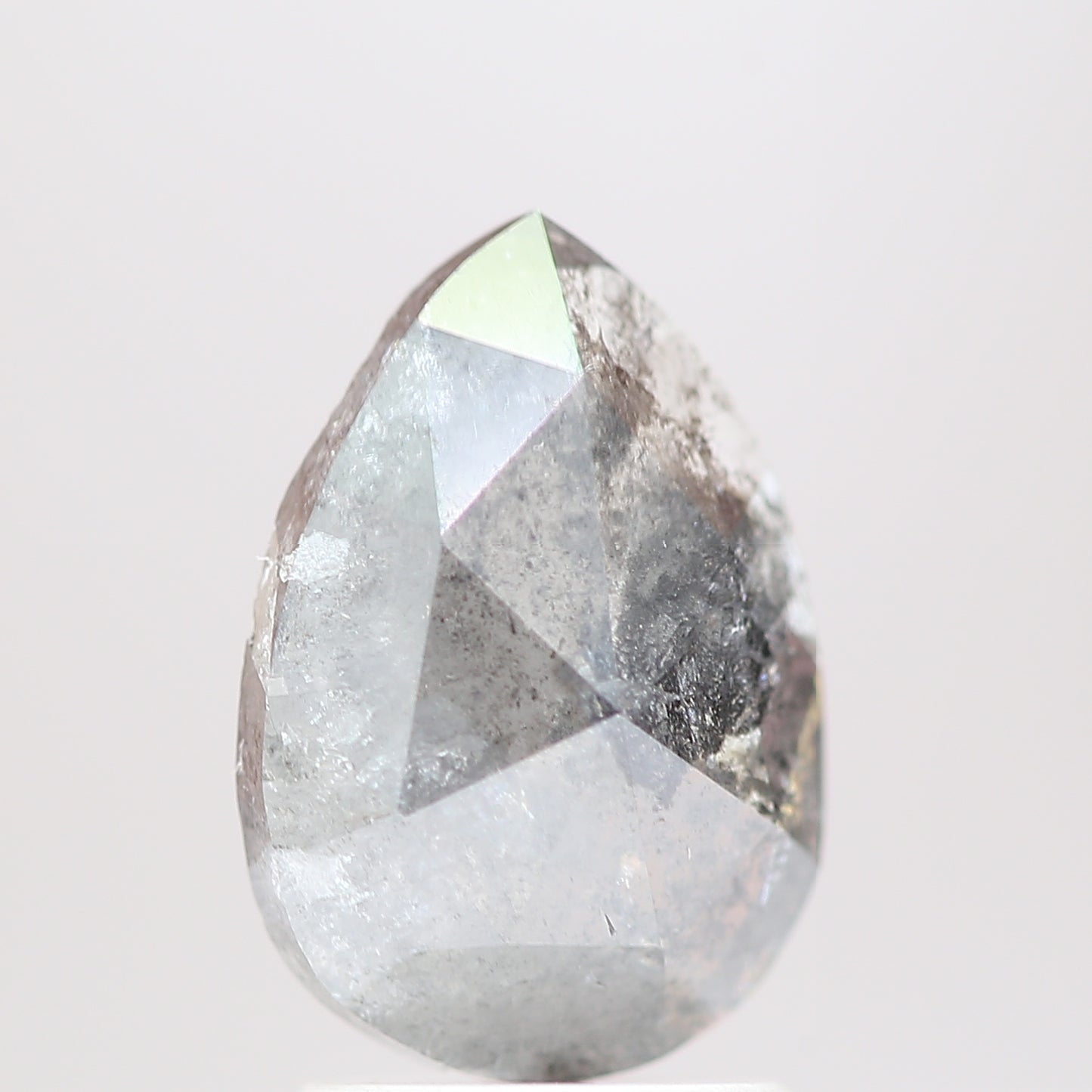 Salt and Pepper Diamond Fancy Gray Color 1.72 CT 9.90 x 6.80 x 3.31 MM Pear Cut Diamond! Natural Loose Diamond ! Christmas Gift for Her