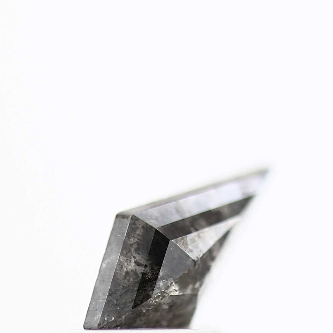 Salt and Pepper Diamond ! Fancy Gray Color Kite Diamond for Engagement Ring ! Natural Loose Diamond ! 0.52 Carat Unique Rare Diamond For Her