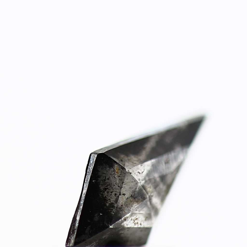 Salt and Pepper Kite Diamond ! Fancy Gray Color Diamond for Engagement Ring ! Natural Loose Diamond ! 0.41 Ct Unique Rare Diamond For Her