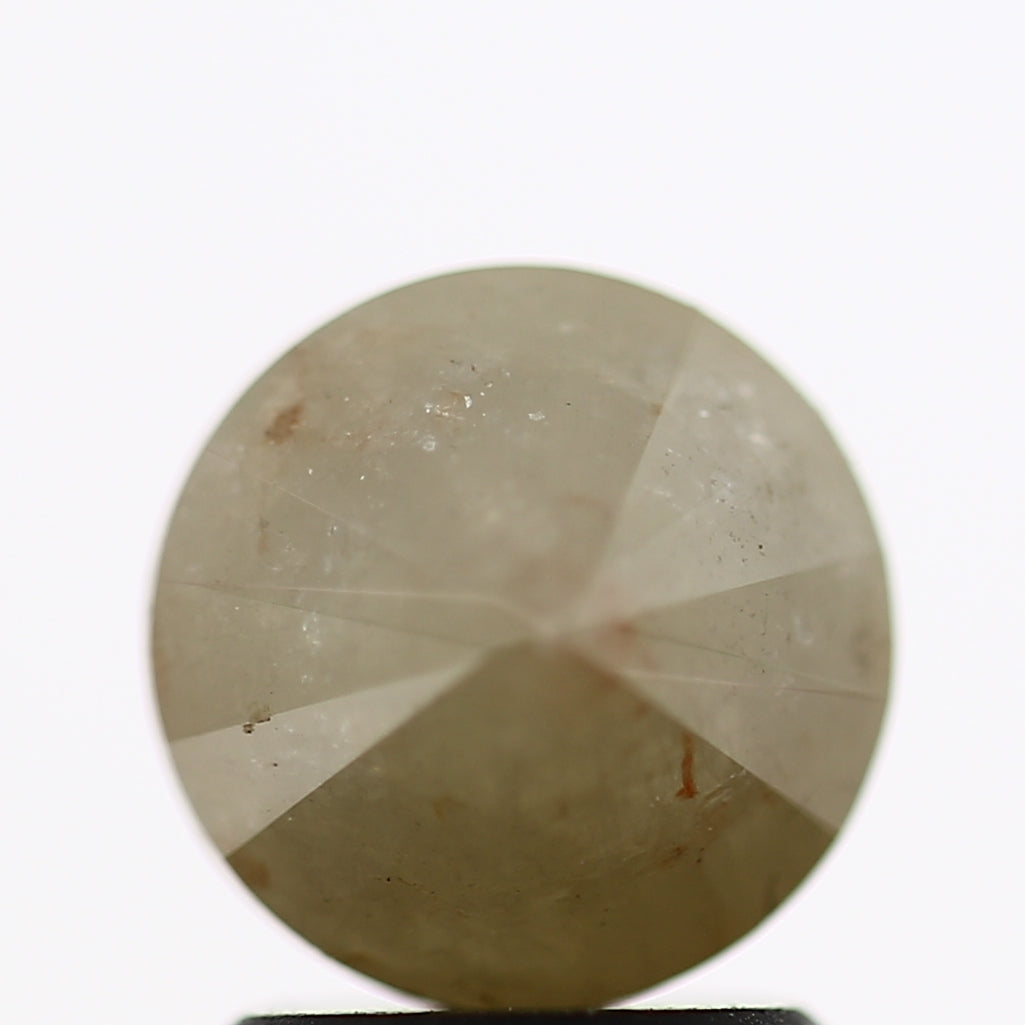 1.84 Carat Brown Rustic Round Shape Brilliant Cut Natural Loose Diamond