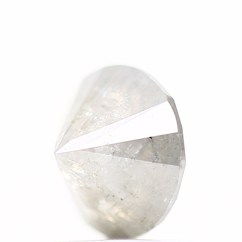 0.91 Carat Salt and Pepper Diamond Gray Fancy Round Brilliant Cut Natural Loose Diamond