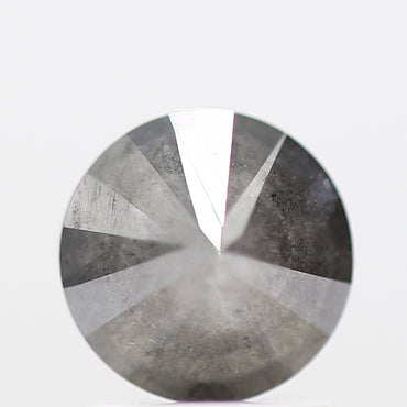 1.33 Carat Salt and Pepper Diamond Fancy Round Brilliant Cut Natural Loose Diamond