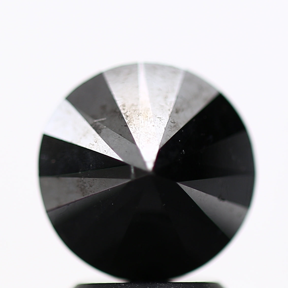 2.54 Carat Fancy Black Round Shape Brilliant Cut Natural Loose Diamond