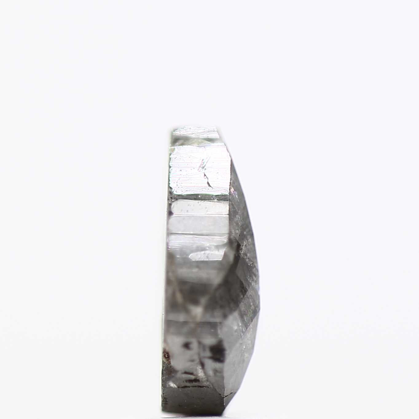 Salt and Pepper Diamond Fancy Gray Color 1.67 CT 8.80 x 6.40 x 2.90 MM Pear Cut Diamond! Natural Loose Diamond ! Christmas Gift for Her