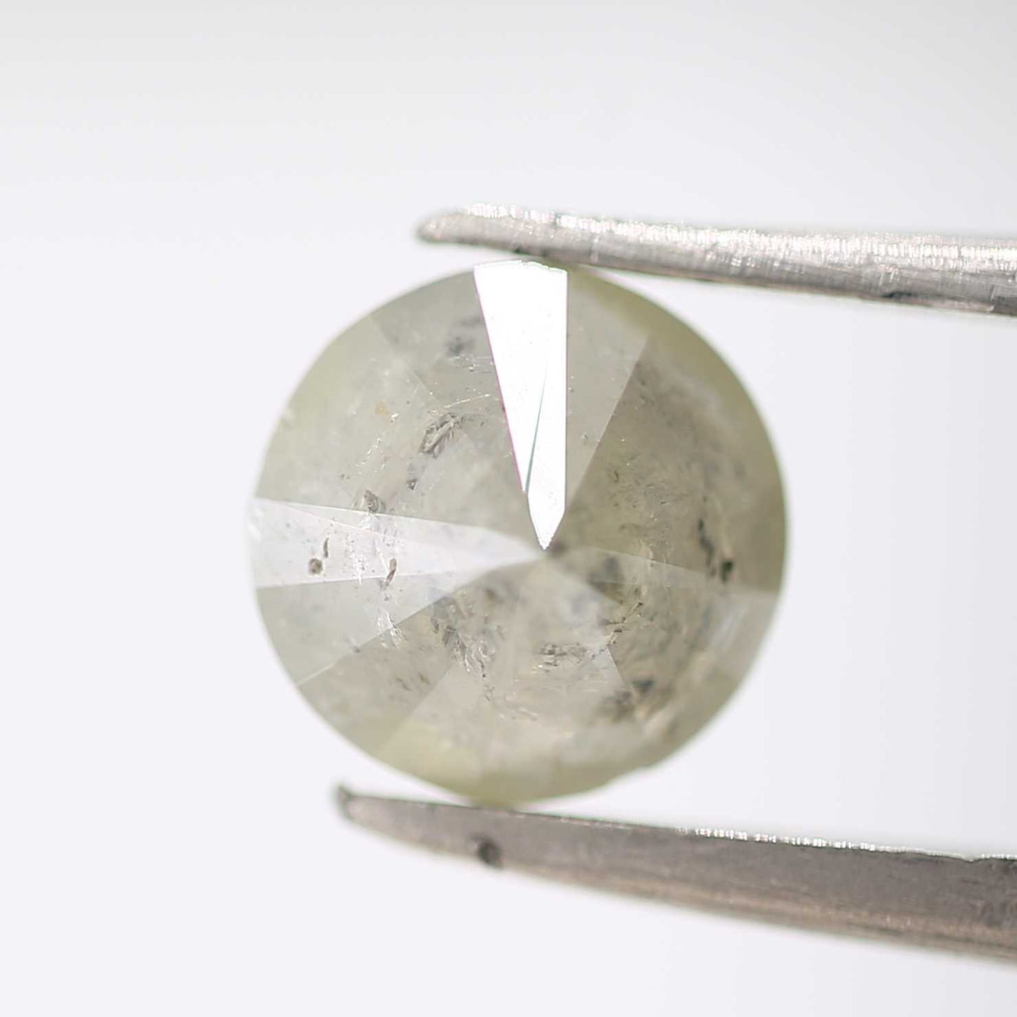 1.47 Carat Fancy Gray Round Brilliant Cut Natural Loose Diamond