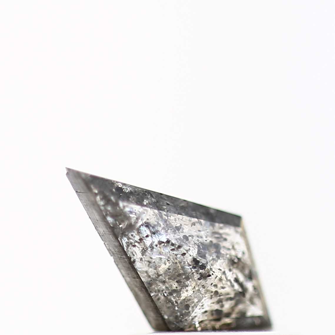 Salt and Pepper Kite Diamond ! Fancy Gray Color Diamond for Engagement Ring ! Natural Loose Diamond ! 0.57 Carat Unique Rare Diamond For Her