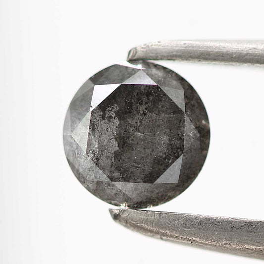 0.32 Carat Fancy Gray Round Shape Brilliant Cut Natural Loose Diamond
