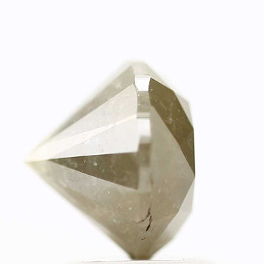 2.37 Carat Gray Rustic Round Shape Brilliant Cut Natural Loose Diamond