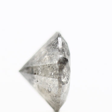 1.87 Carat Salt and Pepper Diamond Round Brilliant Cut Natural Loose Diamond