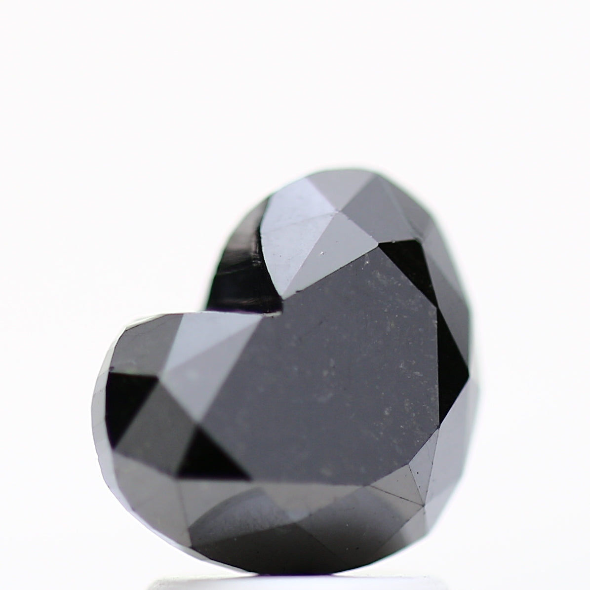 Heart Shape Fancy Black Natural Loose Diamond 2.50 Carat