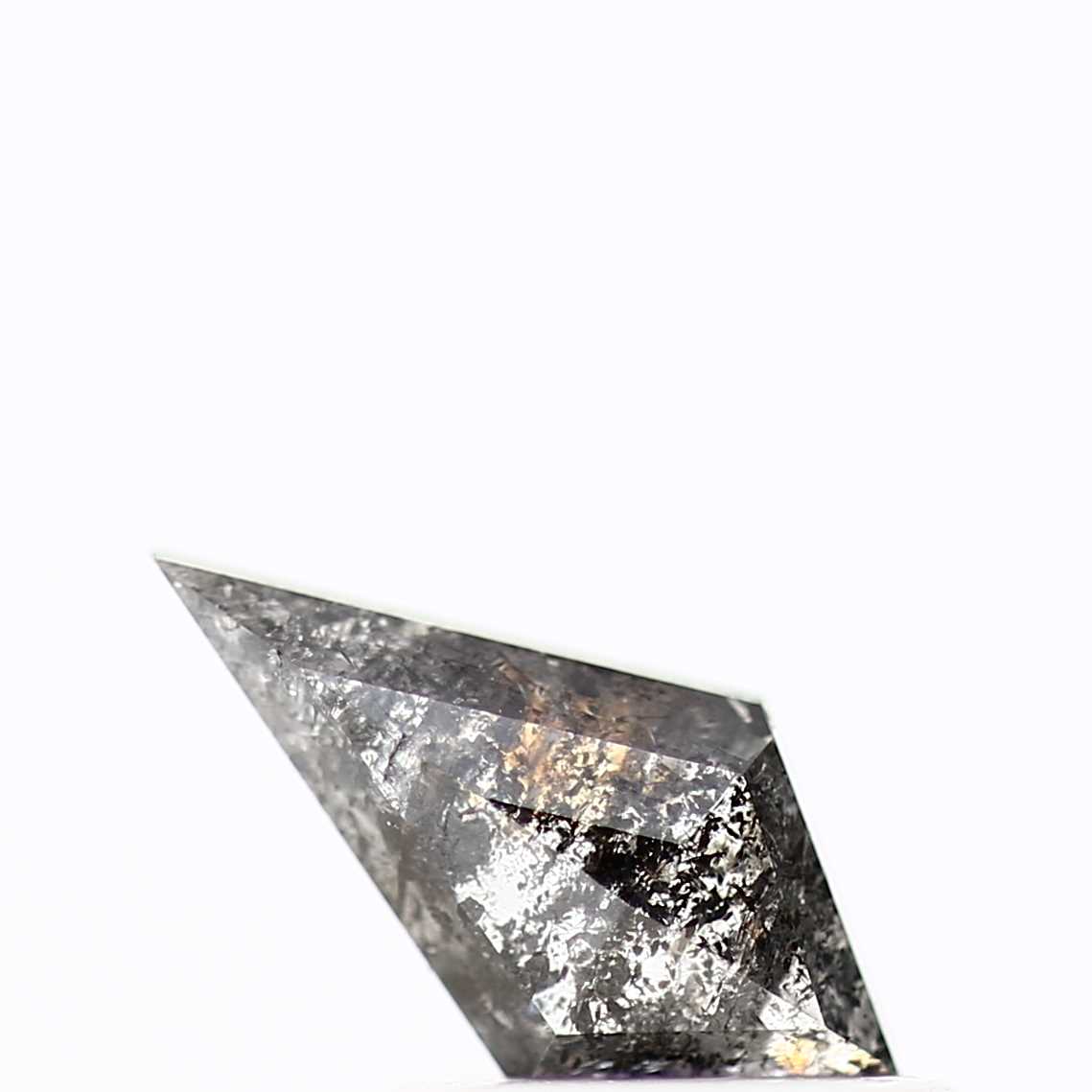 Salt and Pepper Diamond ! Fancy Gray Color Kite Diamond for Engagement Ring ! Natural Loose Diamond ! 0.49 Carat Unique Rare Diamond For Her