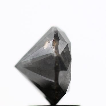 2.48 Carat Fancy Black Round Shape Brilliant Cut Natural Loose Diamond