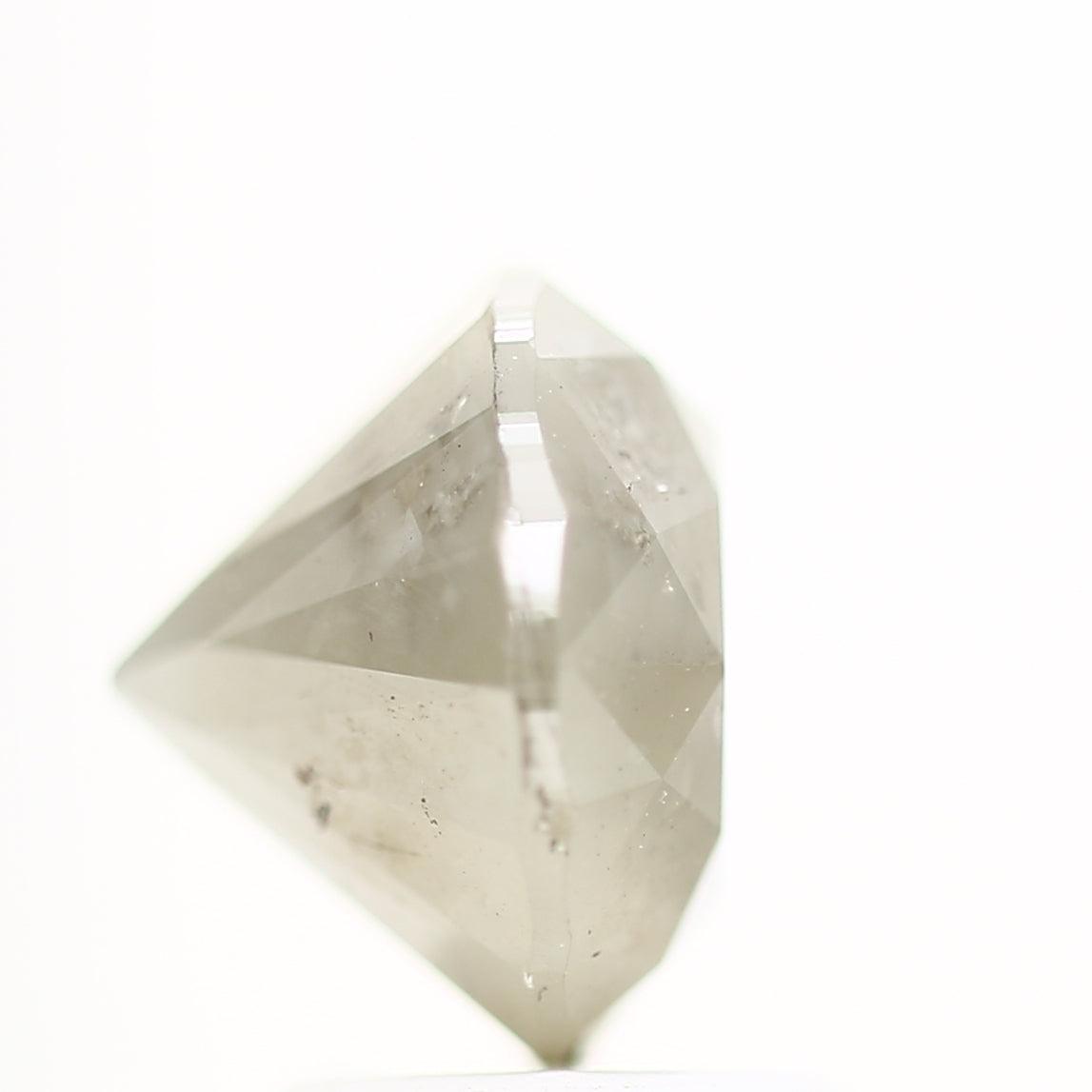 2.69 Carat Salt and Pepper Fancy Round Brilliant Cut Natural Loose Diamond