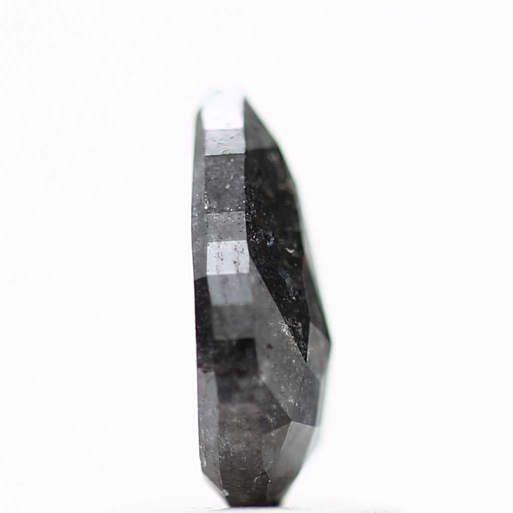 Salt and Pepper Diamond Fancy Gray Color 0.94 CT 7.95 x 5.28 x 2.48 MM Pear Cut Diamond! Natural Loose Diamond ! Christmas Gift for Her
