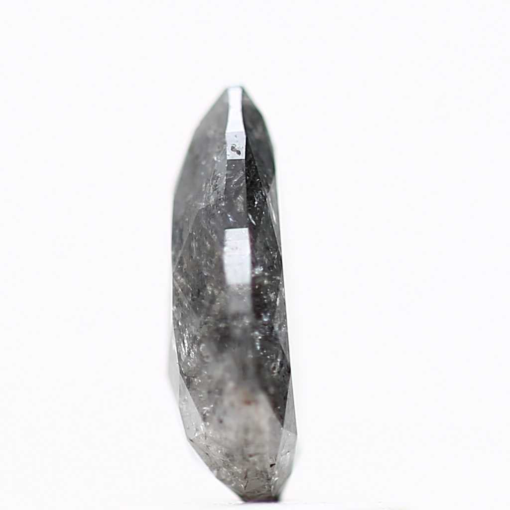 Salt and Pepper Diamond Fancy Gray Color 0.82 CT 8.04 x 5.02 x 2.42 MM Pear Cut Diamond! Natural Loose Diamond ! Christmas Gift for Her