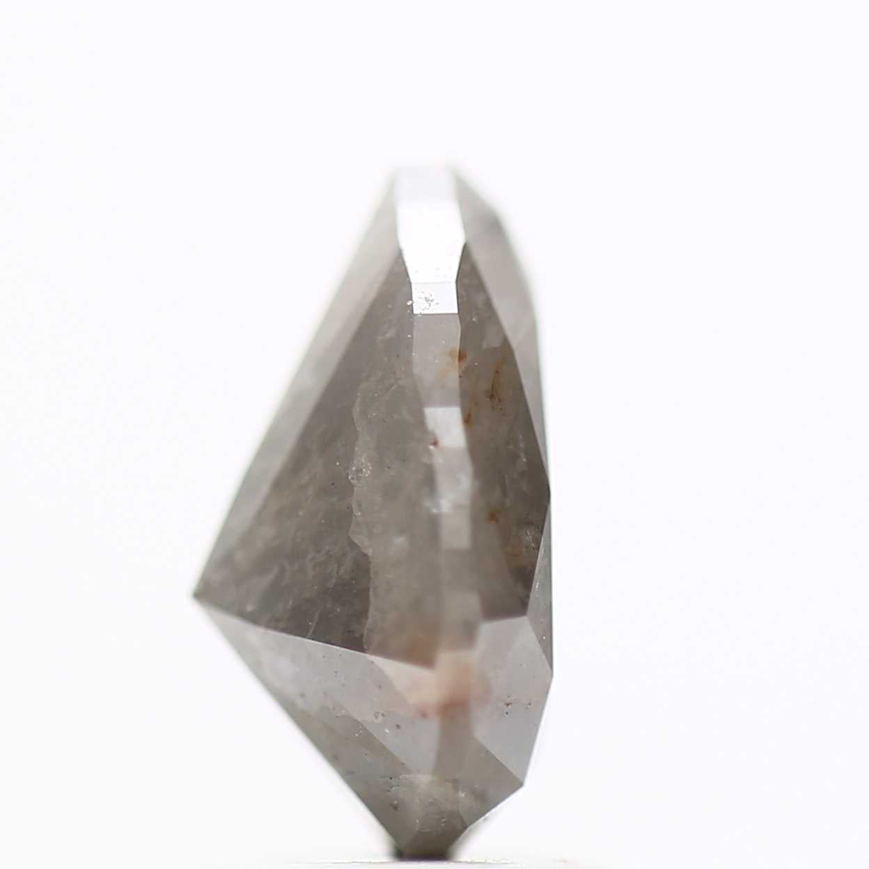 Salt and Pepper Diamond Fancy Gray Color 2.14 CT 9.60 X 6.80 X 4.80 MM Pear Cut Diamond! Natural Loose Diamond ! Christmas Gift for Her