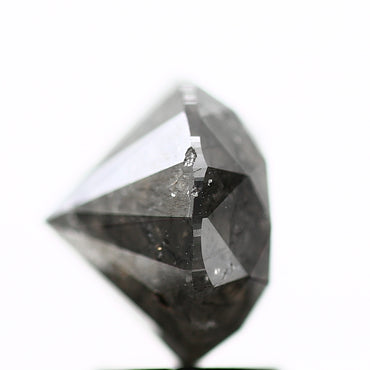 3.16 Carat Fancy Gray Round Shape Brilliant Cut Natural Loose Diamond