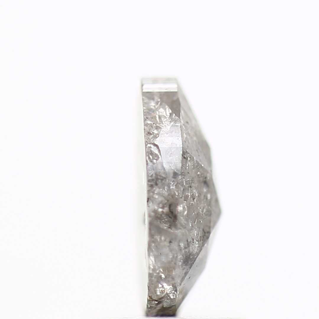 Salt and Pepper Diamond Fancy Gray Color 0.88 CT 7.75 x 4.95 x 2.53 MM Pear Cut Diamond! Natural Loose Diamond ! Christmas Gift for Her