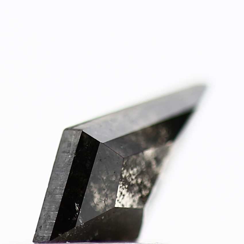 Salt and Pepper Diamond ! Fancy Gray Color Kite Diamond for Engagement Ring ! Natural Loose Diamond ! 0.51 Carat Unique Rare Diamond For Her