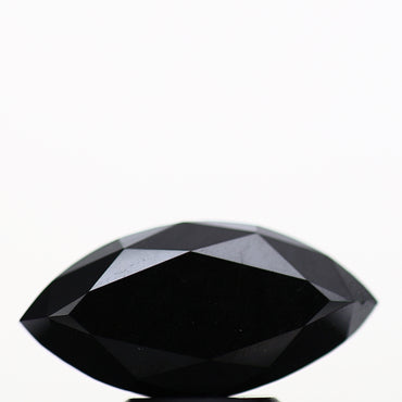 Marquise Diamond Fancy Black Natural Loose Diamond Engagement Ring