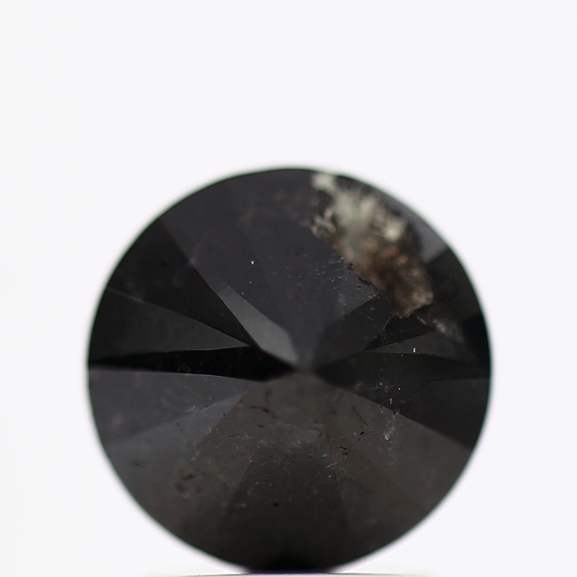 2.30 Carat Fancy Black Round Shape Brilliant Cut Natural Loose Diamond
