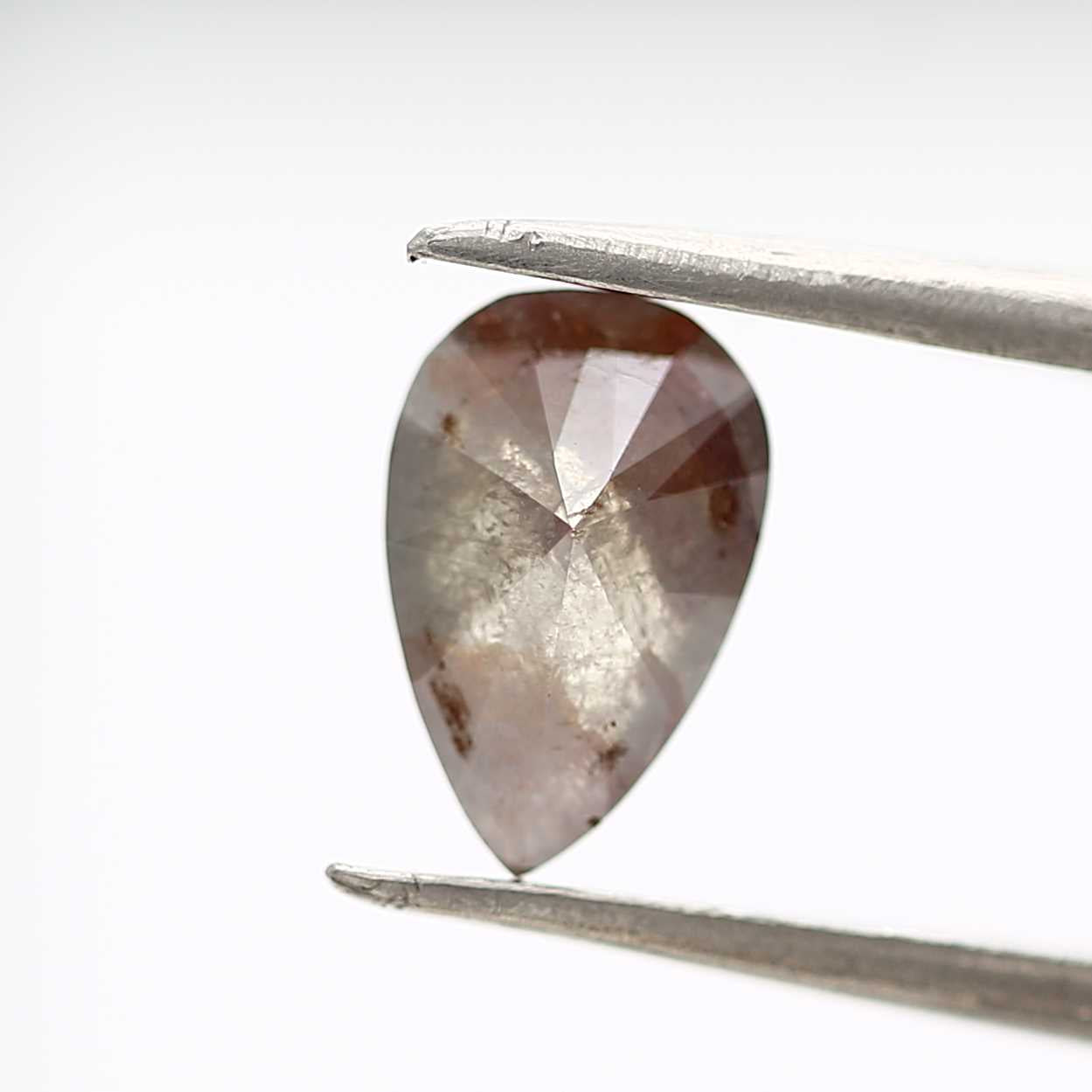 Salt and Pepper Diamond Fancy Brown Color 1.17 CT 9.10 x 5.80 x 3.05 MM Pear Cut Diamond! Natural Loose Diamond ! Christmas Gift for Her