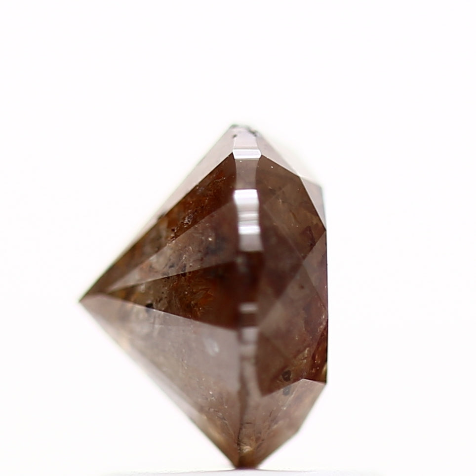 1.56 Carat Brown Round Shape Brilliant Cut Natural Loose Diamond