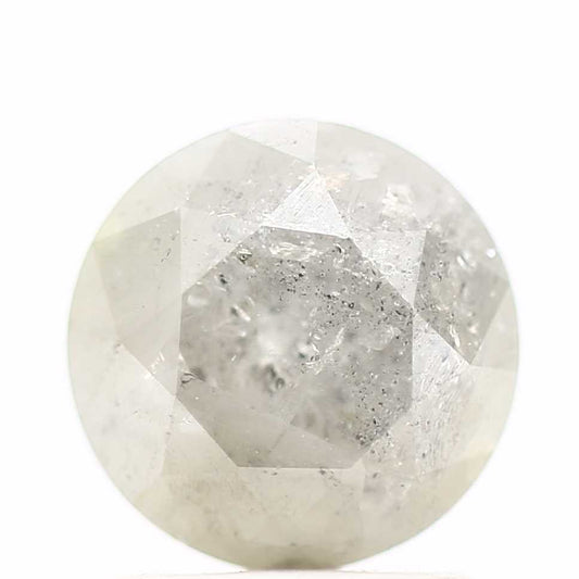 1.69 Carat Fancy Gray Rustic Round Cut Natural Loose Diamond