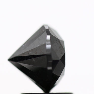 1.98 Carat Fancy Black Round Shape Brilliant Cut Natural Loose Diamond