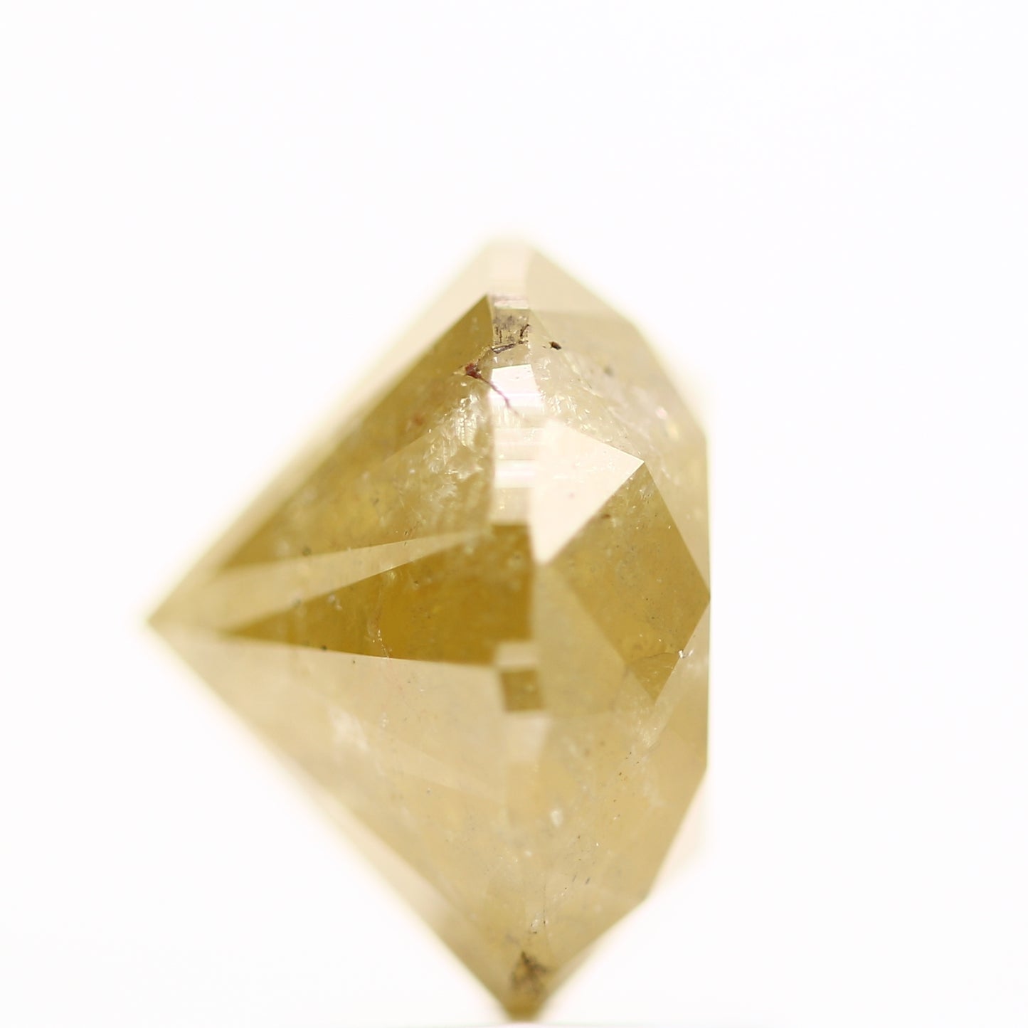 3.03 Carat Fancy Yellow Rustic Round Brilliant Cut Natural Loose Diamond
