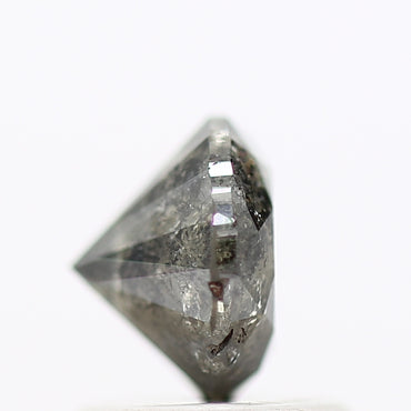 1.04 Carat Salt and Pepper Diamond Gray Round Brilliant Cut Natural Loose Diamond