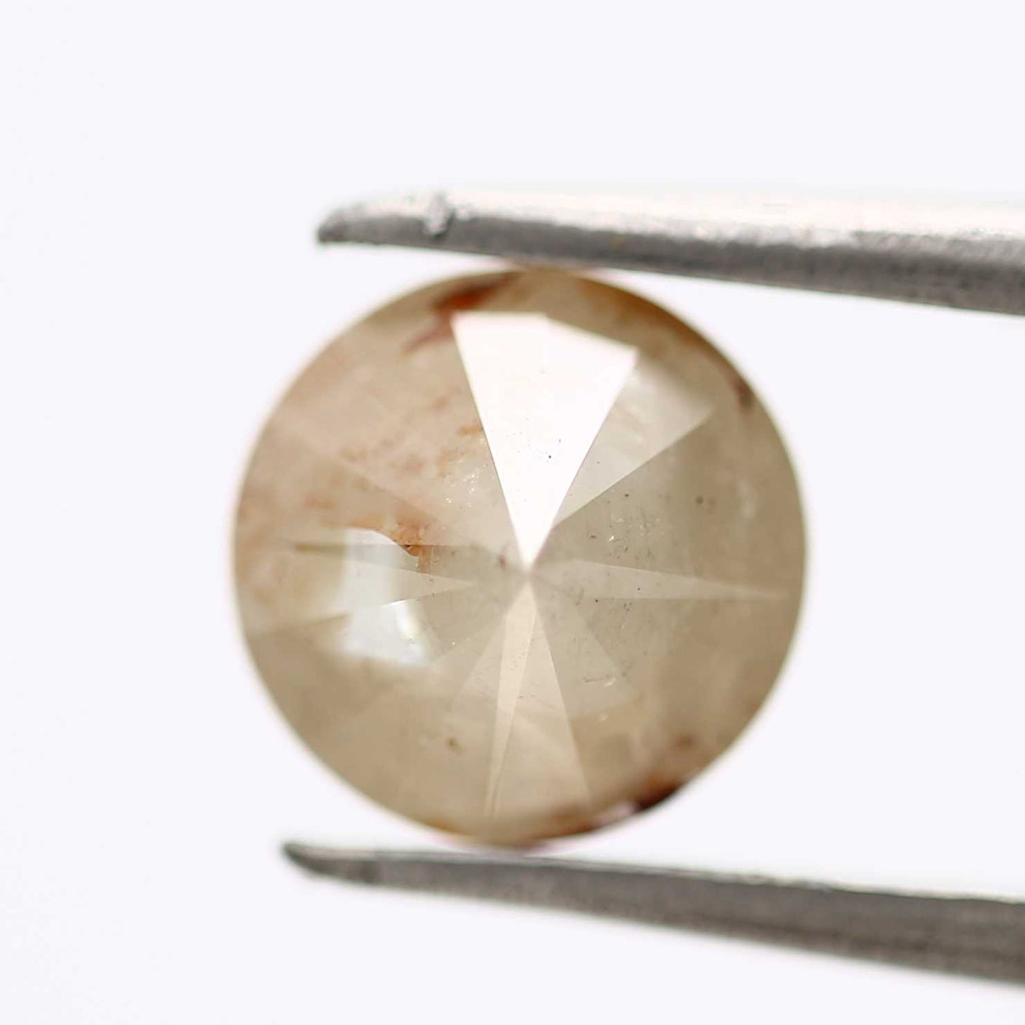 1.47 Carat Fancy Yellow Rustic Round Cut Natural Loose Diamond